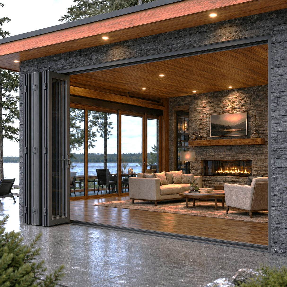 216" X 80" Grand Bifold Door
