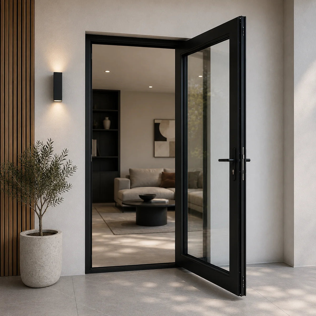 32" x 96" Aluminum French Door