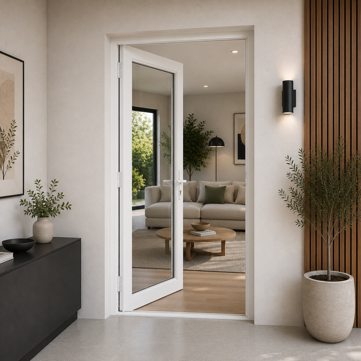 32" x 96" Aluminum French Door