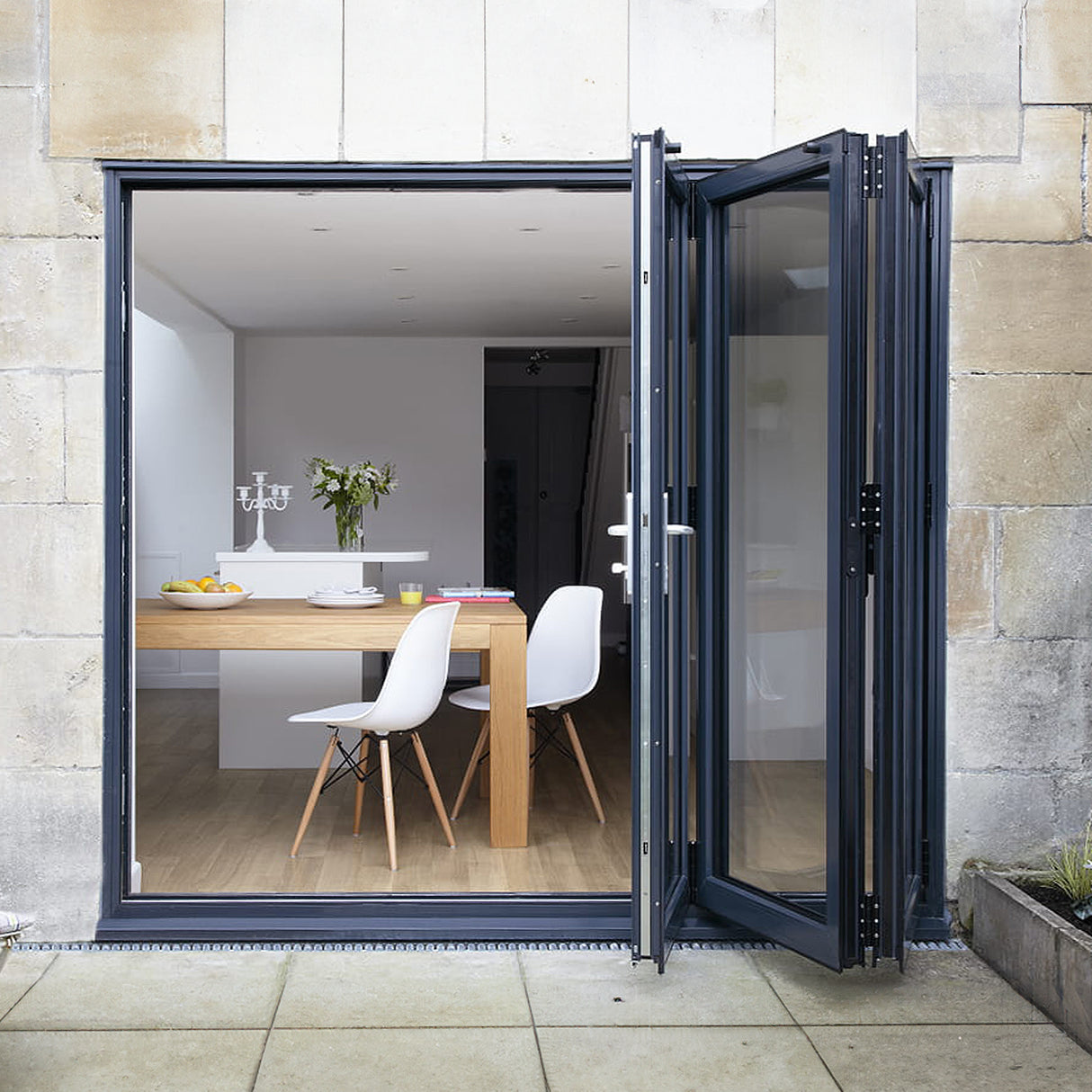 144" X 80" Grand Bifold Door With Single Access