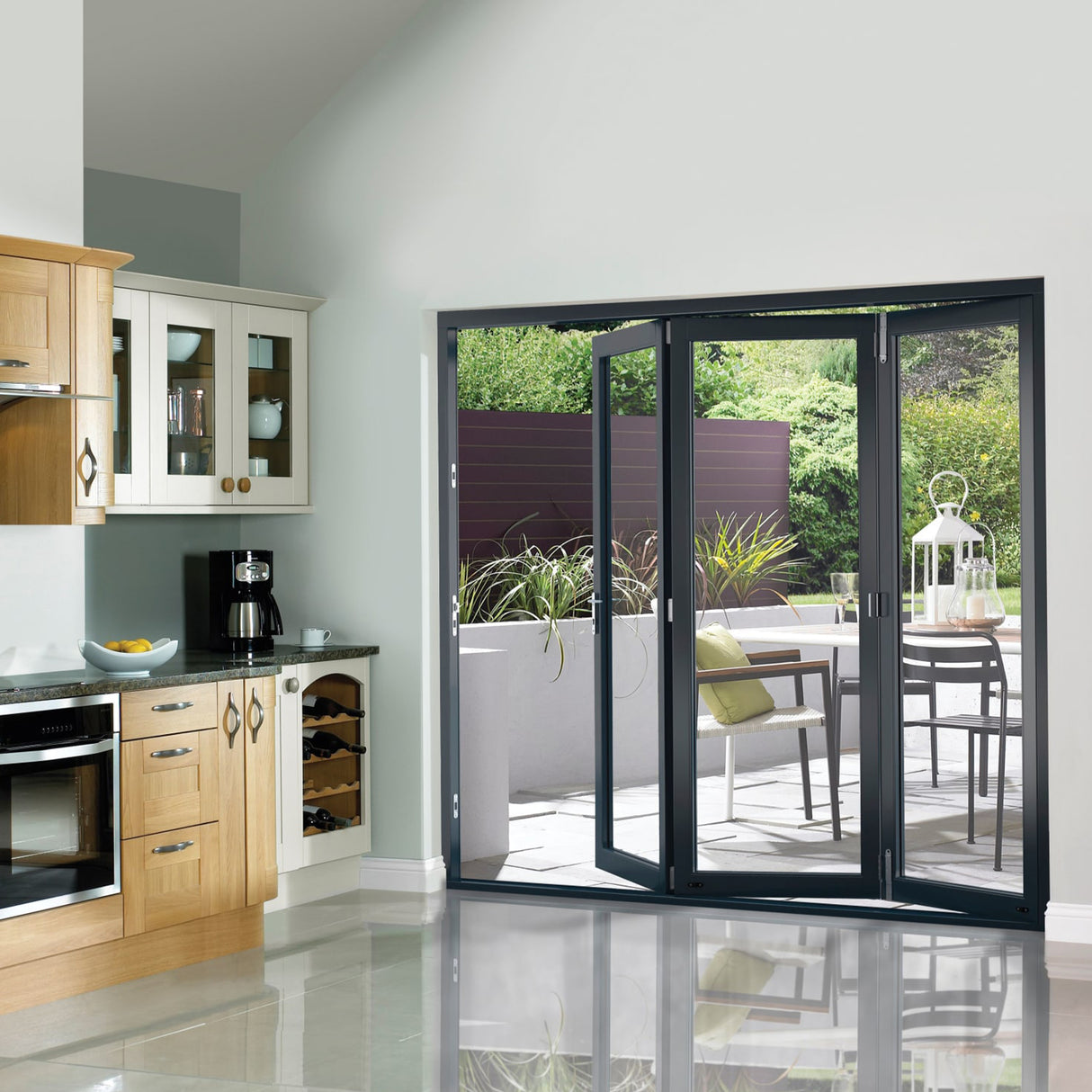 192" X 80" Grand Bifold Door With Single Access