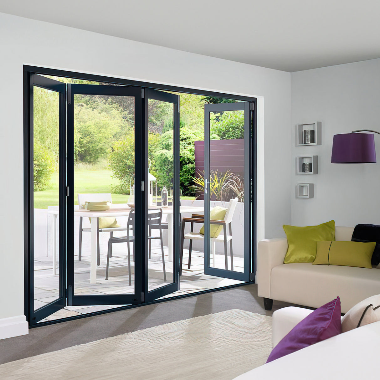 240" X 80" Grand Bifold Door With Single Access