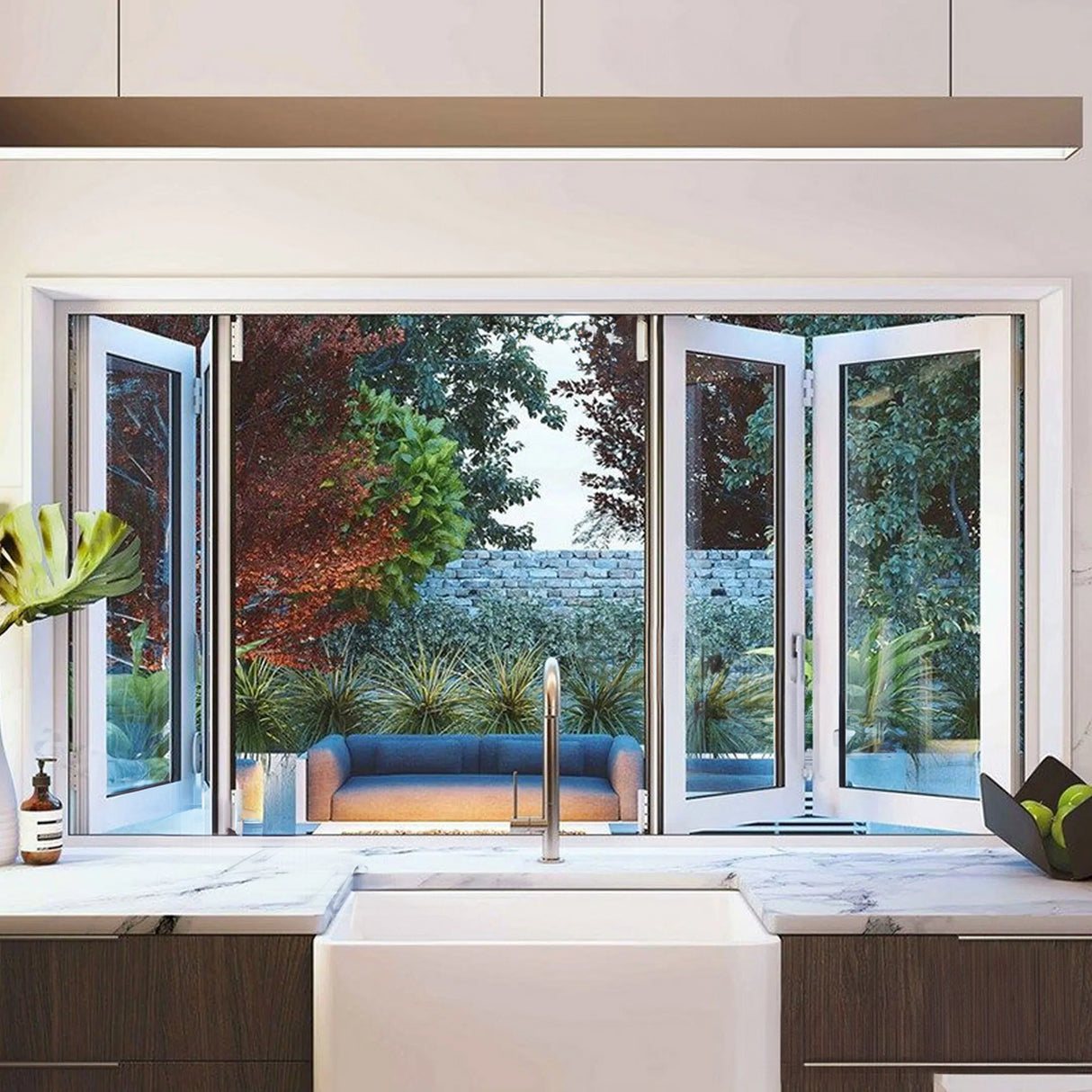 96" X 36" Grand Bifold Window