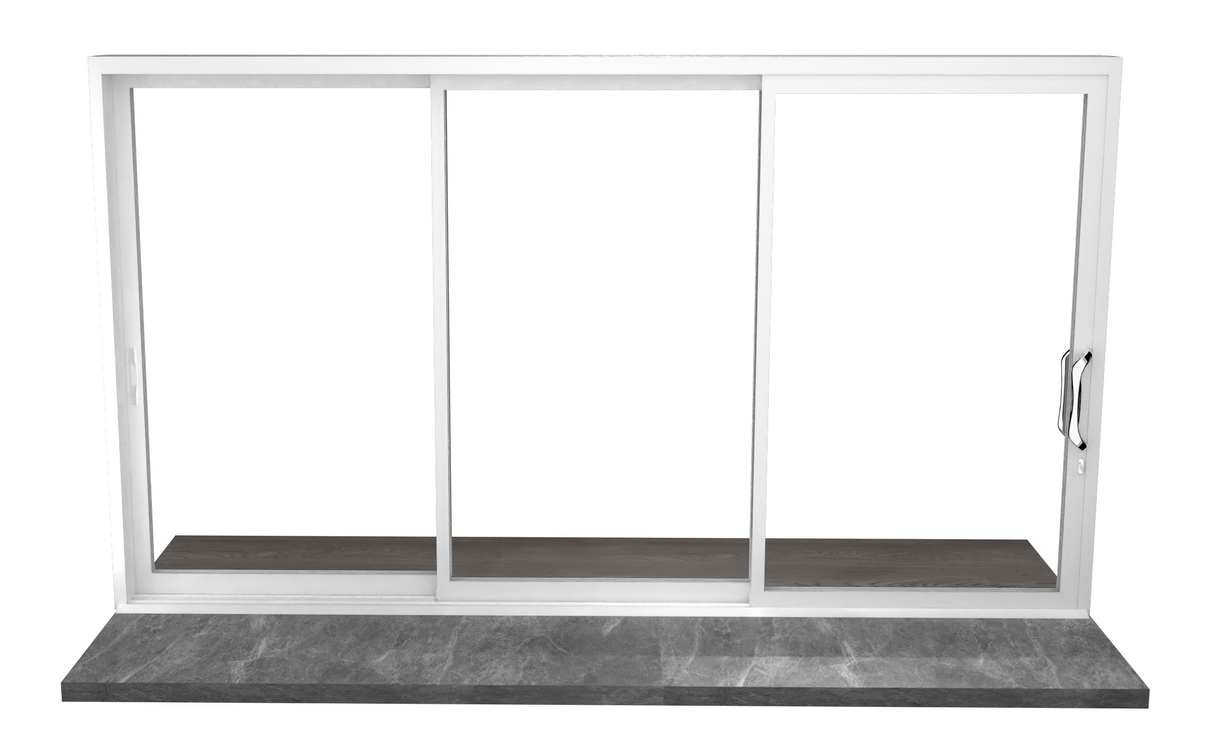 120" x 96" Aluminum Sliding Door