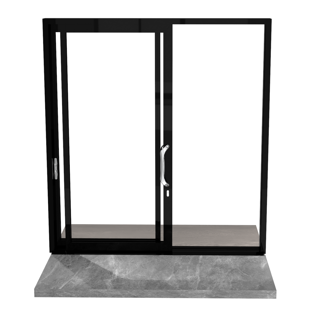 60" x 96" Aluminum Sliding Door