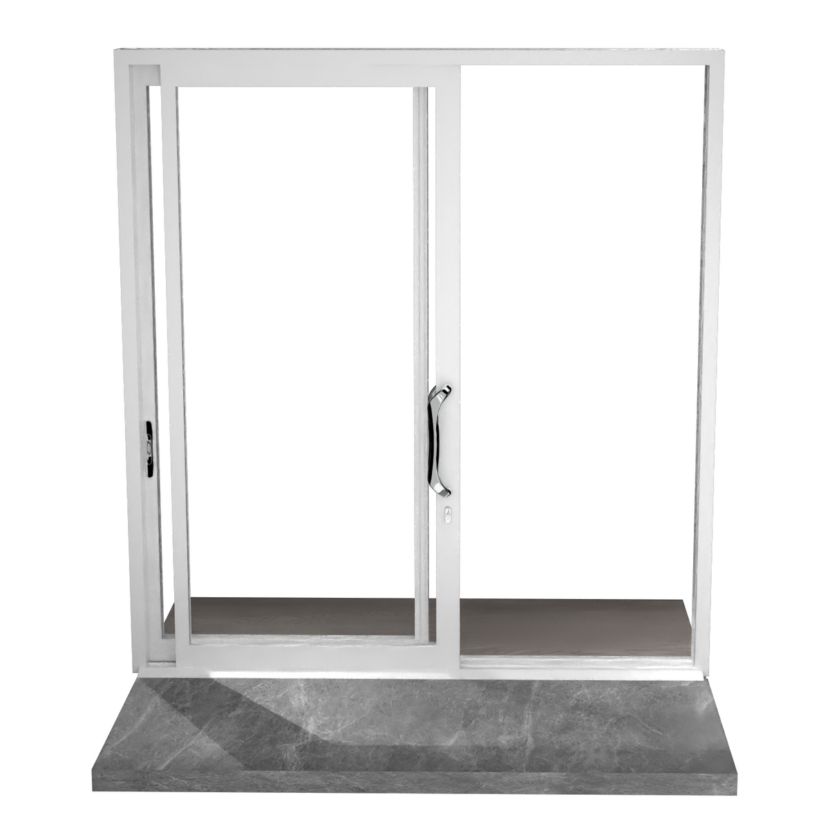 60" x 96" Aluminum Sliding Door