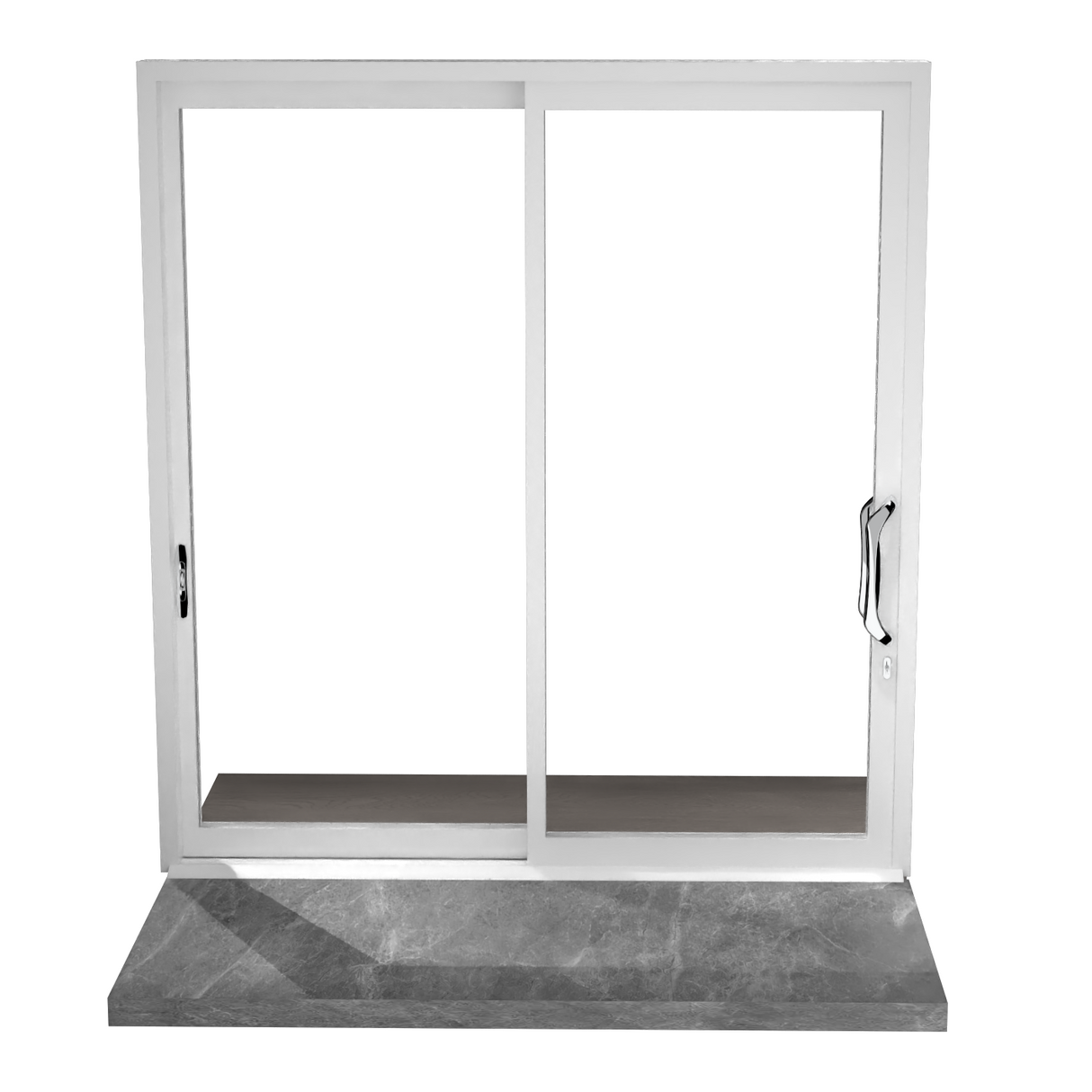 60" x 96" Aluminum Sliding Door