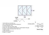 108" X 80" Grand Bifold Door