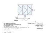 108" X 80" Grand Bifold Door