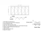 168" X 80" Grand Bifold Door