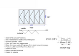 168" X 96" Grand Bifold Door