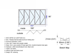 168" X 96" Grand Bifold Door