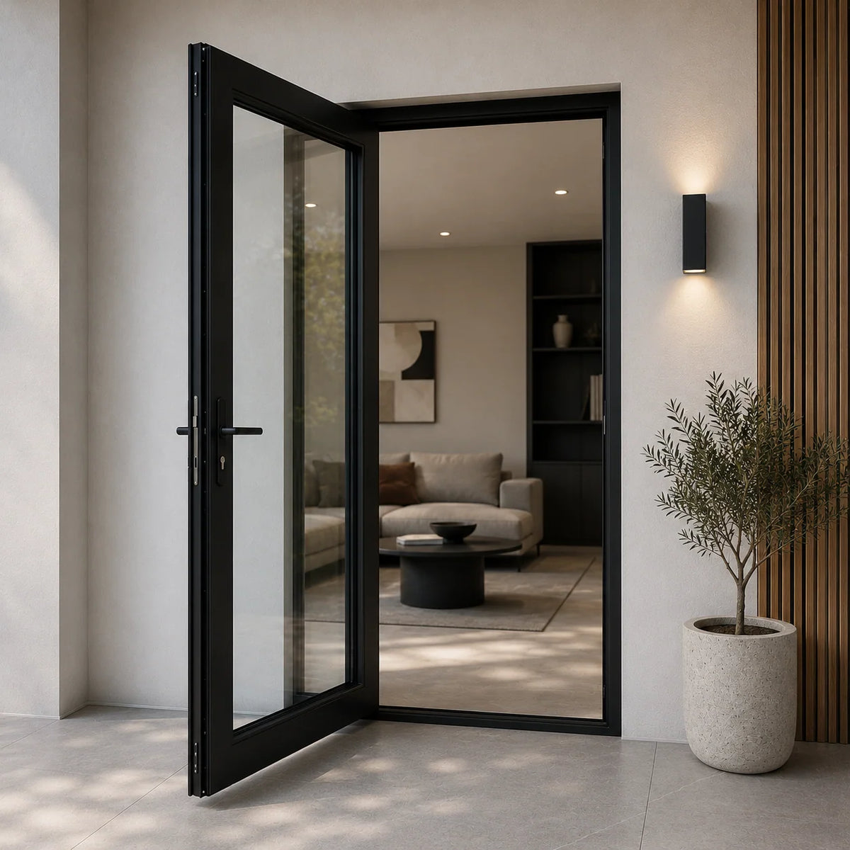 32" x 96" Aluminum French Door