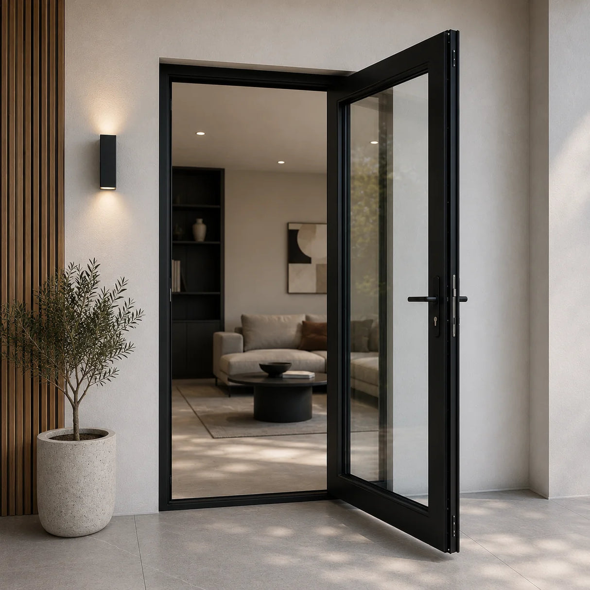 32" x 96" Aluminum French Door