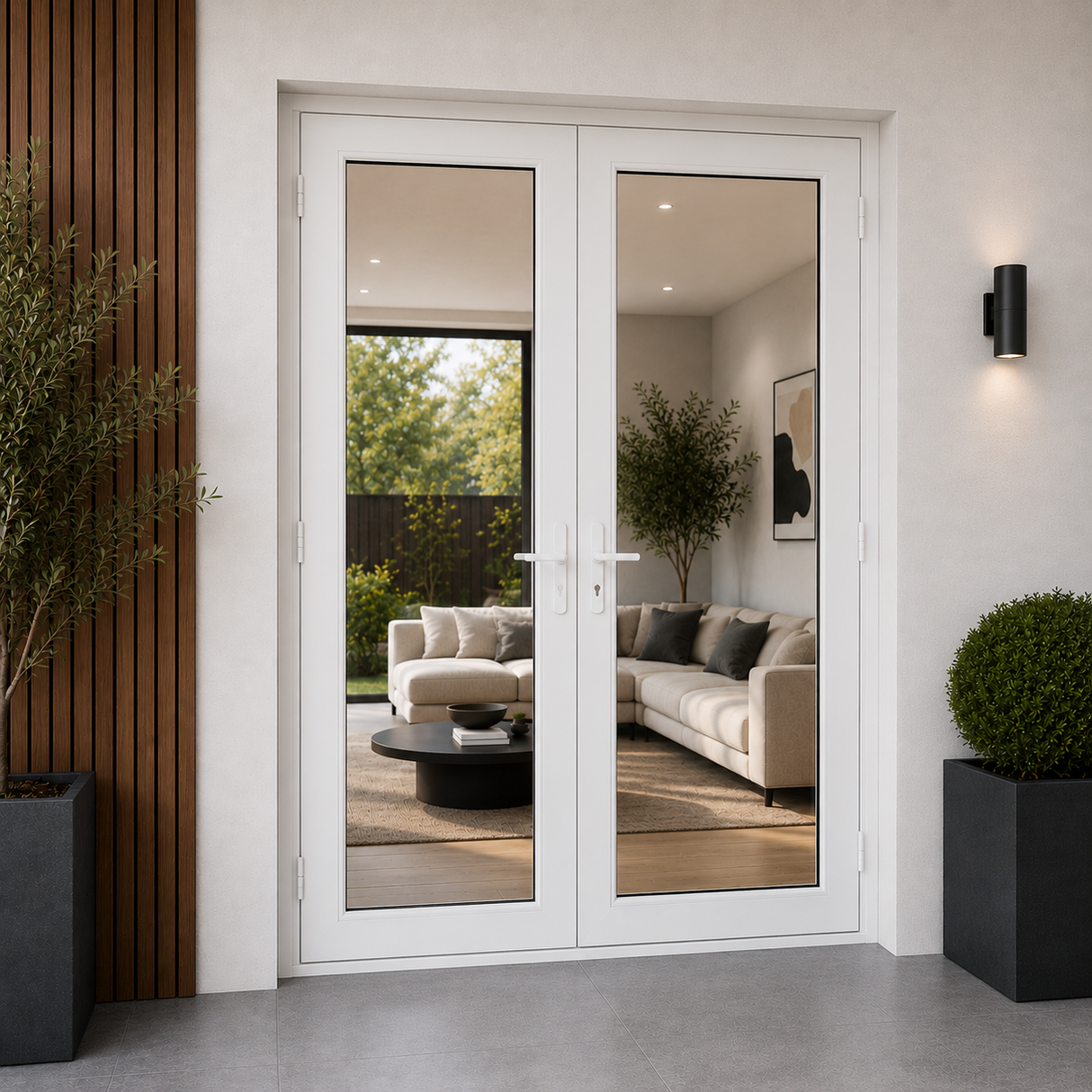 60" x 80" Aluminum French Door
