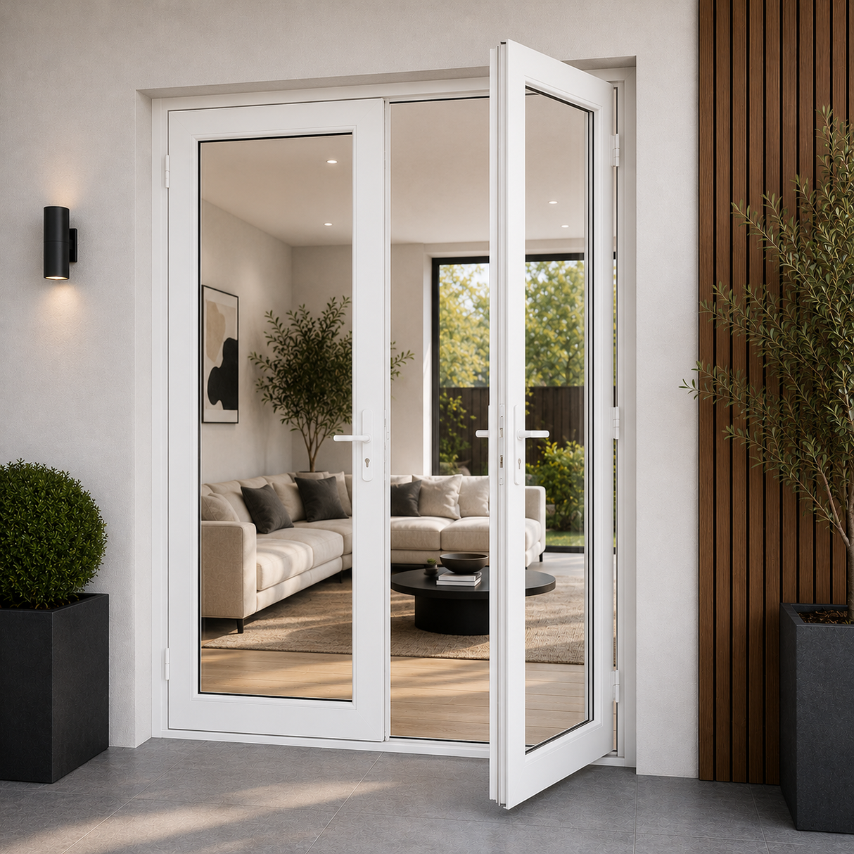 60" x 80" Aluminum French Door
