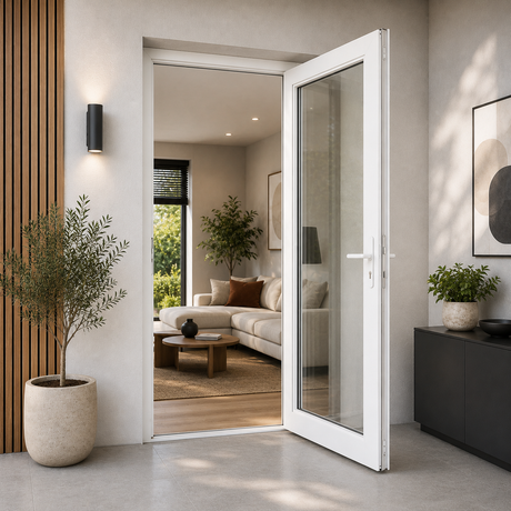 32" x 96" Aluminum French Door