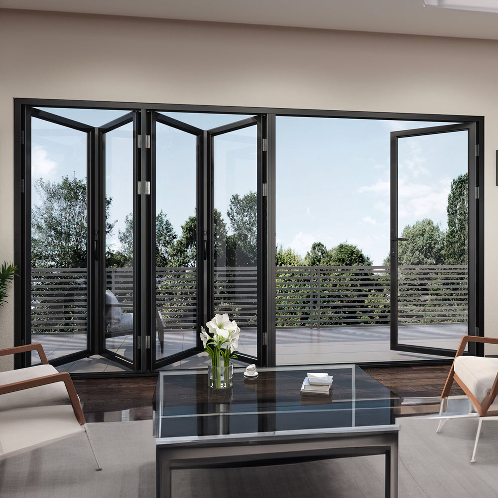 Bifold Rvt Elegant Bifold Doors for Shops: Transform Retail Spaces with Style