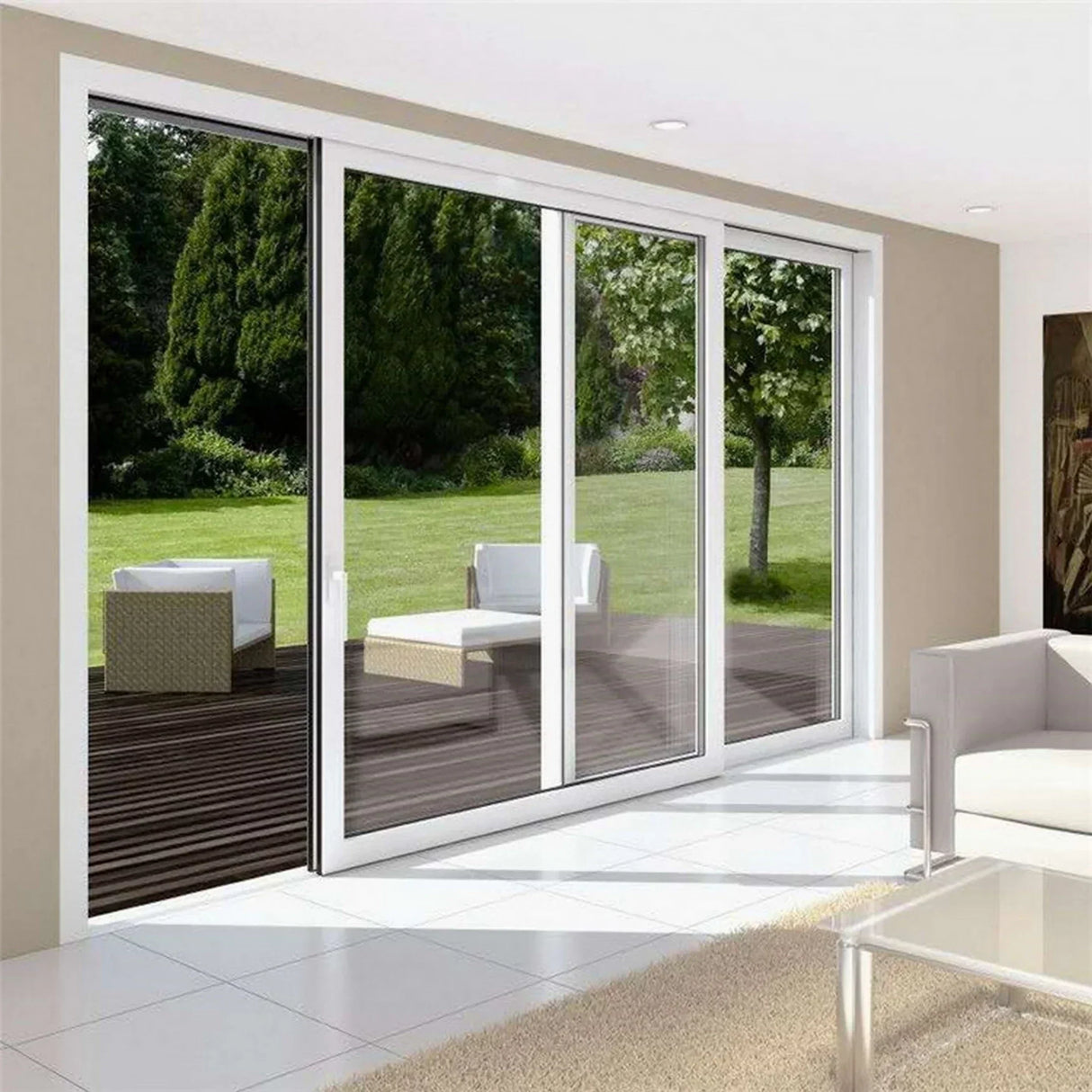 72" x 96" Aluminum Sliding Door