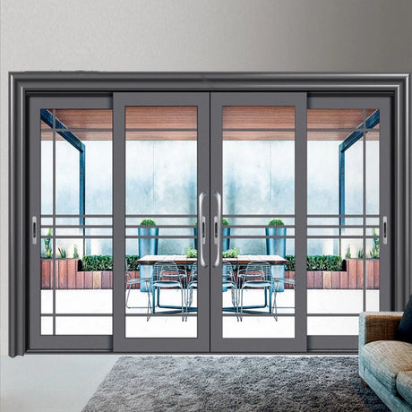 60" x 96" Aluminum Sliding Door